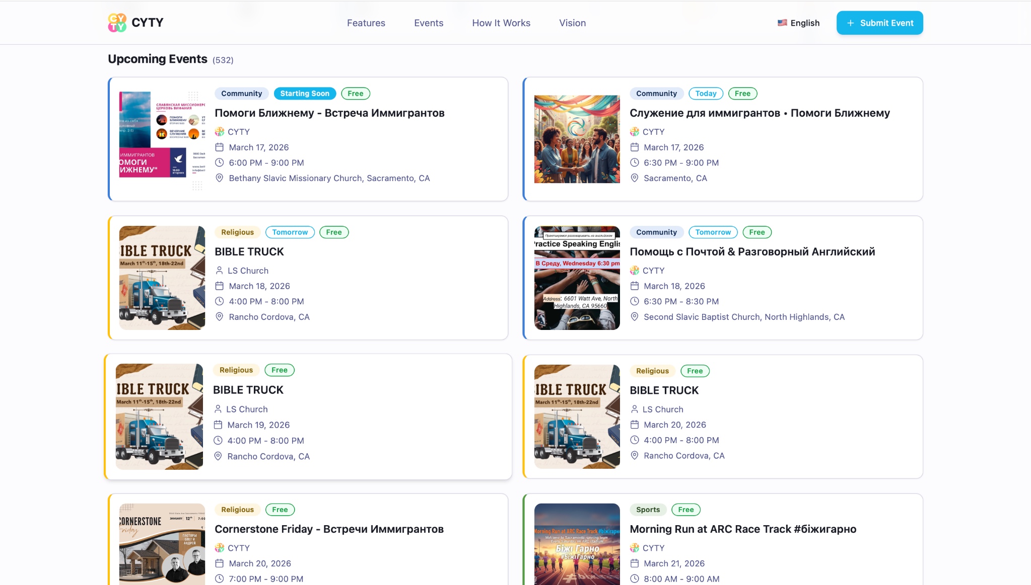 Support CYTY Events Development 6