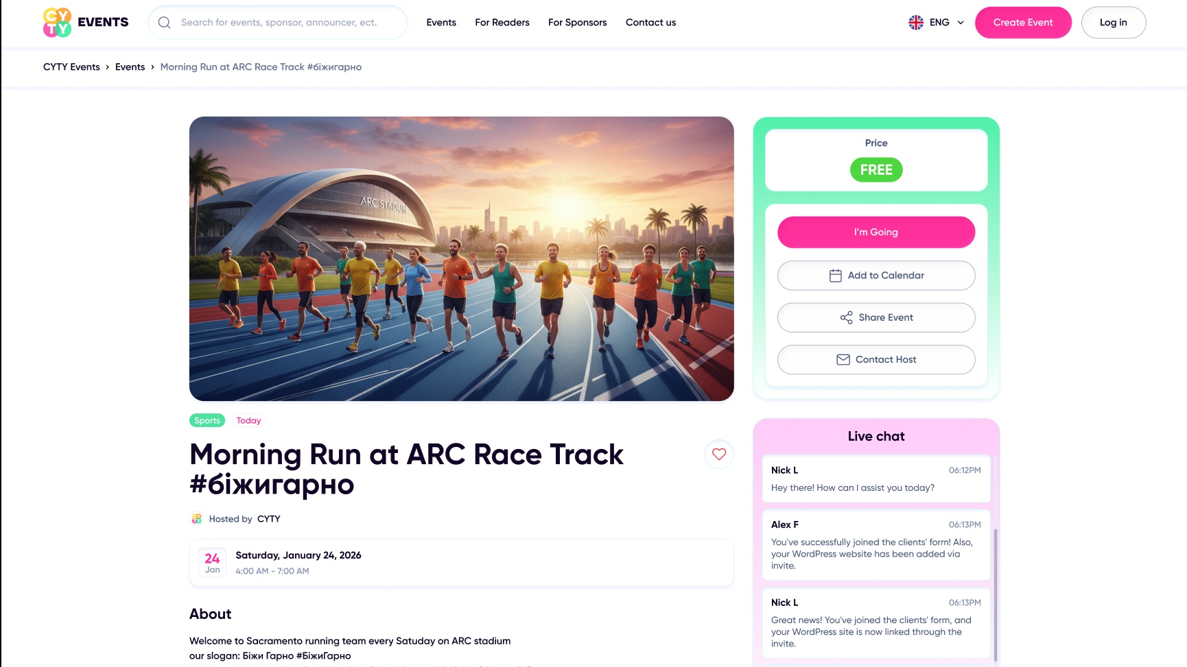 Support CYTY Events Development 3