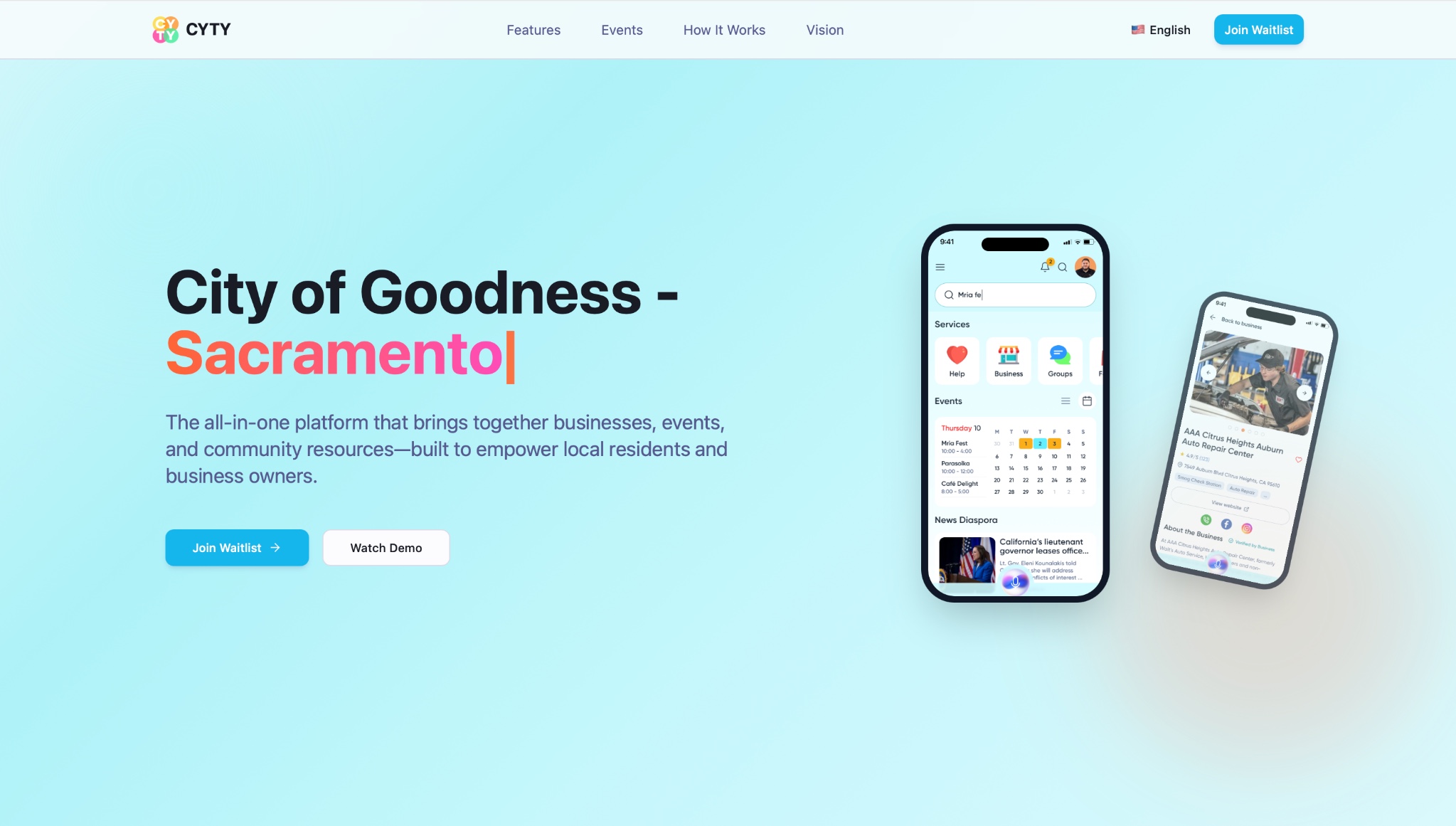 Support CYTY Events Development