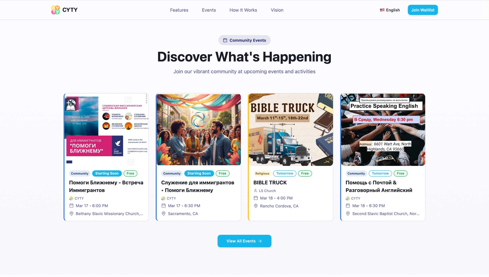 Support CYTY Events Development 2